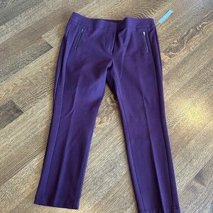 Purple loft Marissa skinny pants